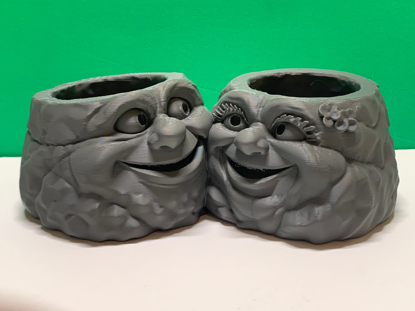 Couple Stone Planter