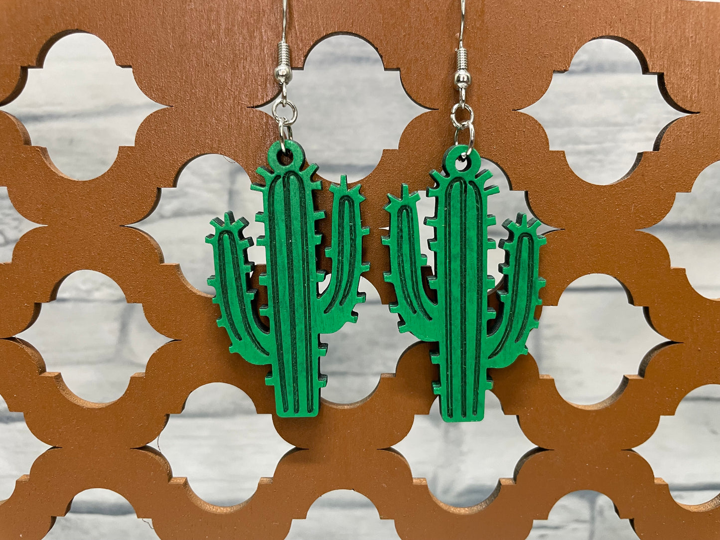 Cactus Earrings Column 01A