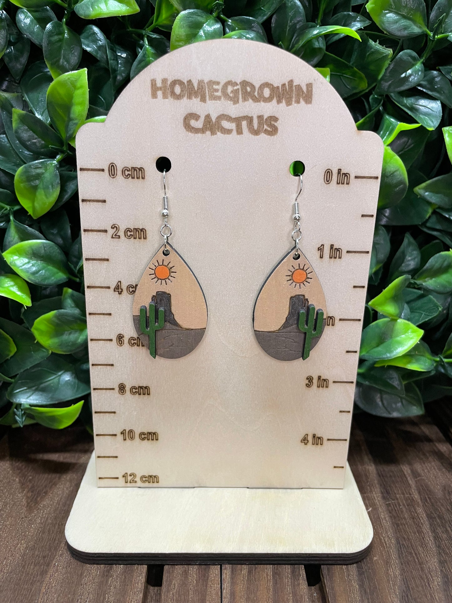 Cactus Desert Earrings