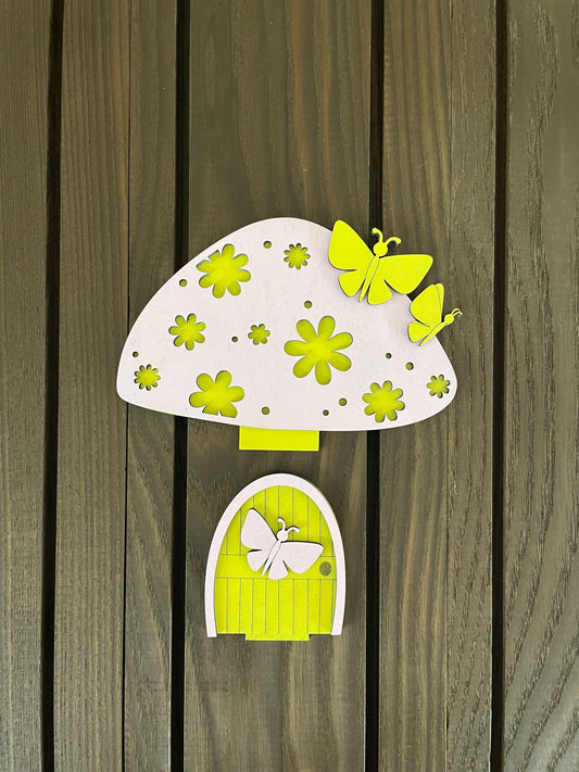Spring Interchangeable Mushroom House Insert