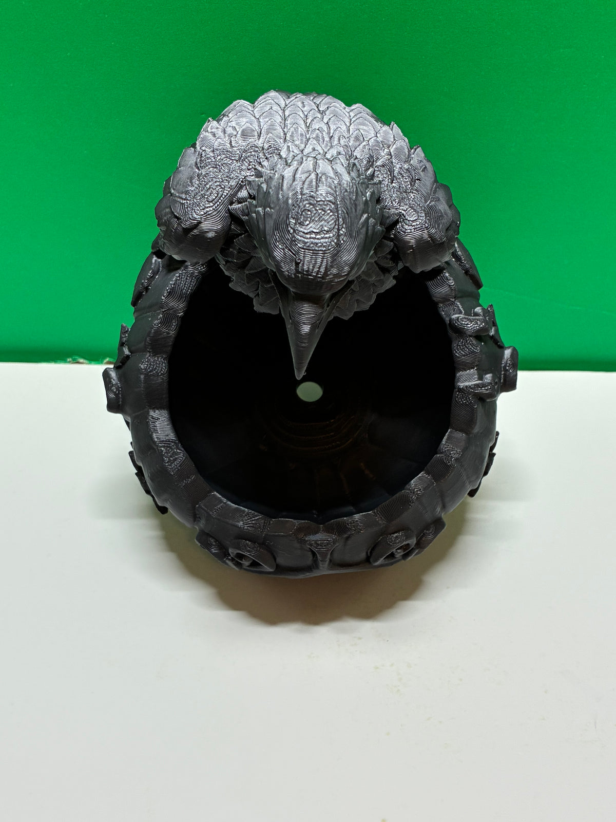 Gothic Raven Planter Pot