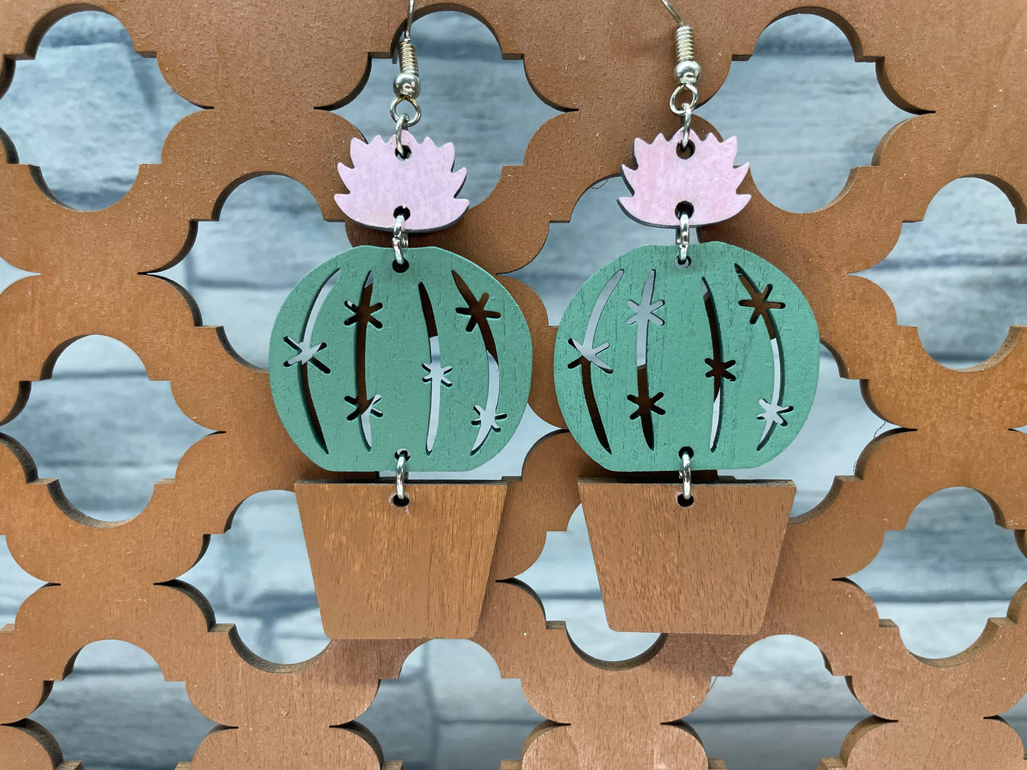 Cactus Flower Earrings