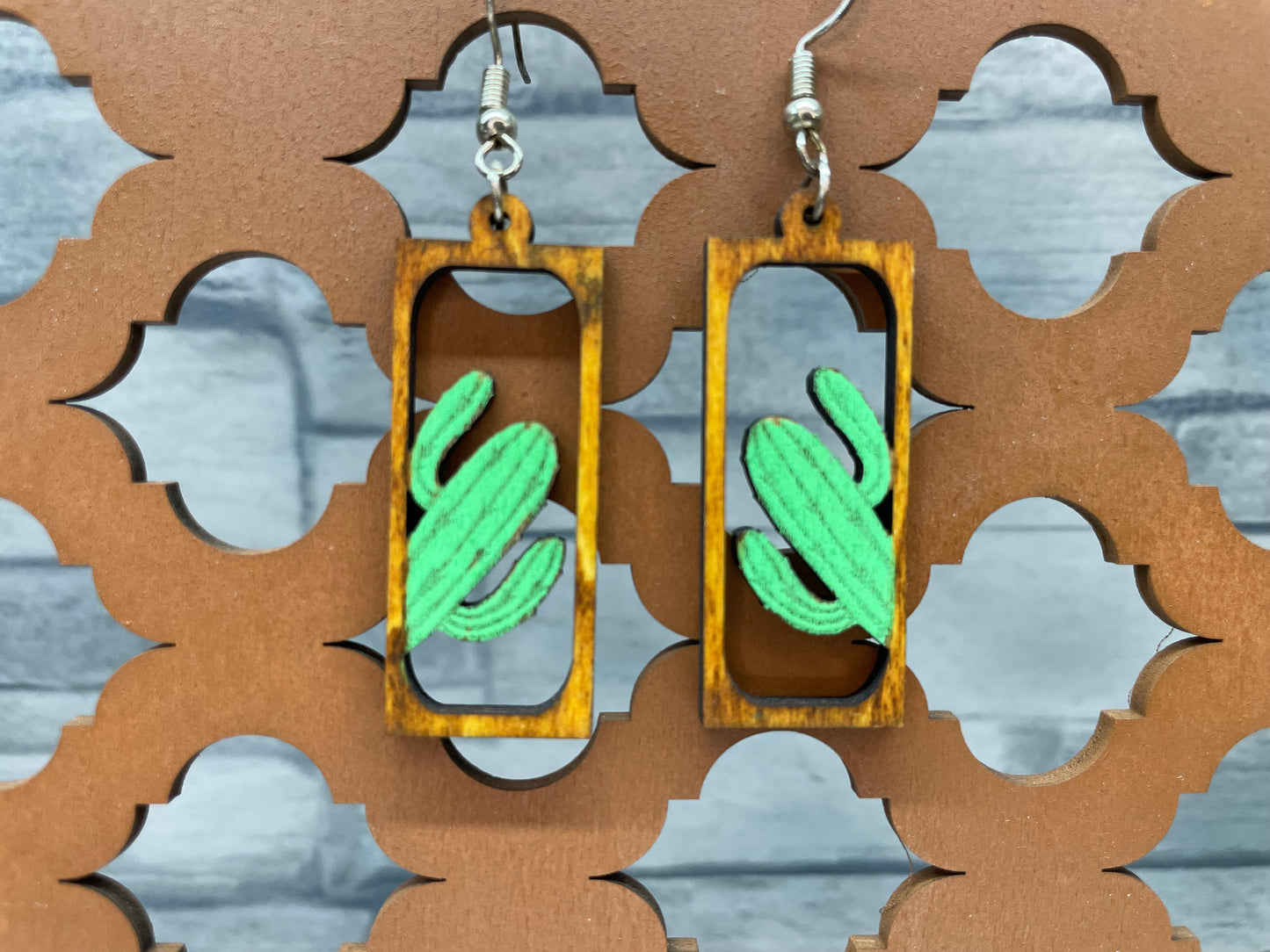 Cactus Earrings Style 01E