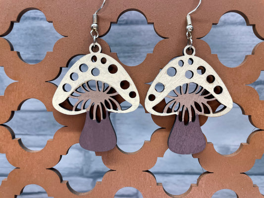 Mushroom Earrings 02A