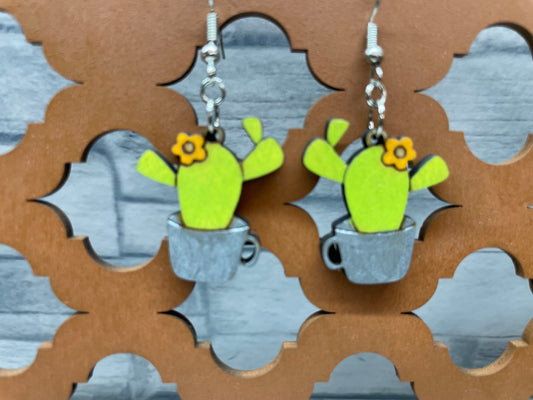 Prickly Cactus Earrings