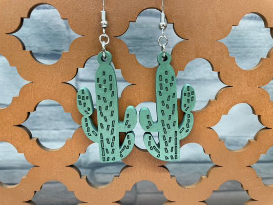 Cactus Earrings Column 05A