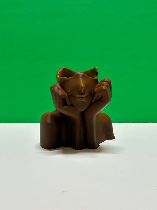 Woman's Face Pot