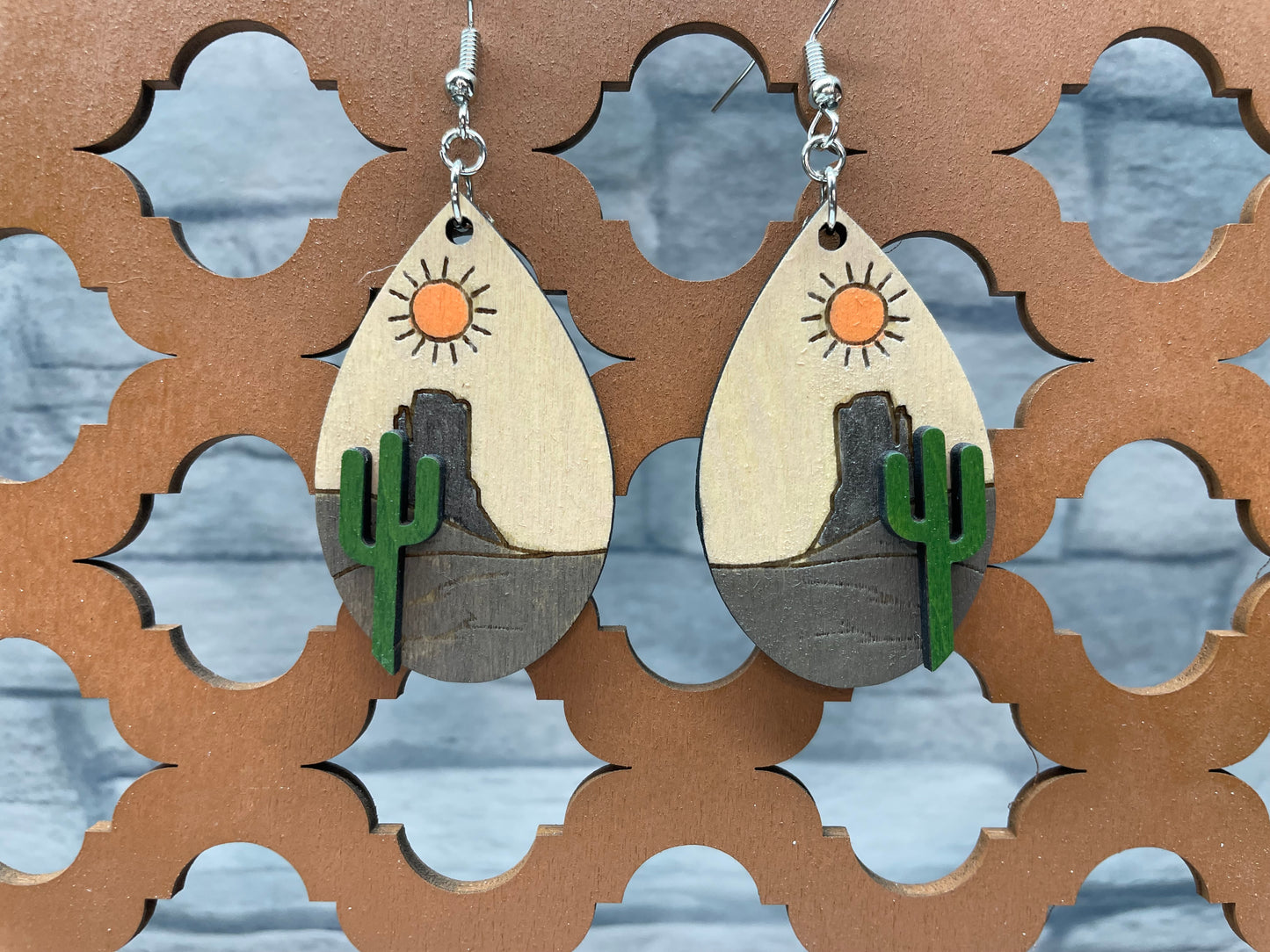 Cactus Desert Earrings