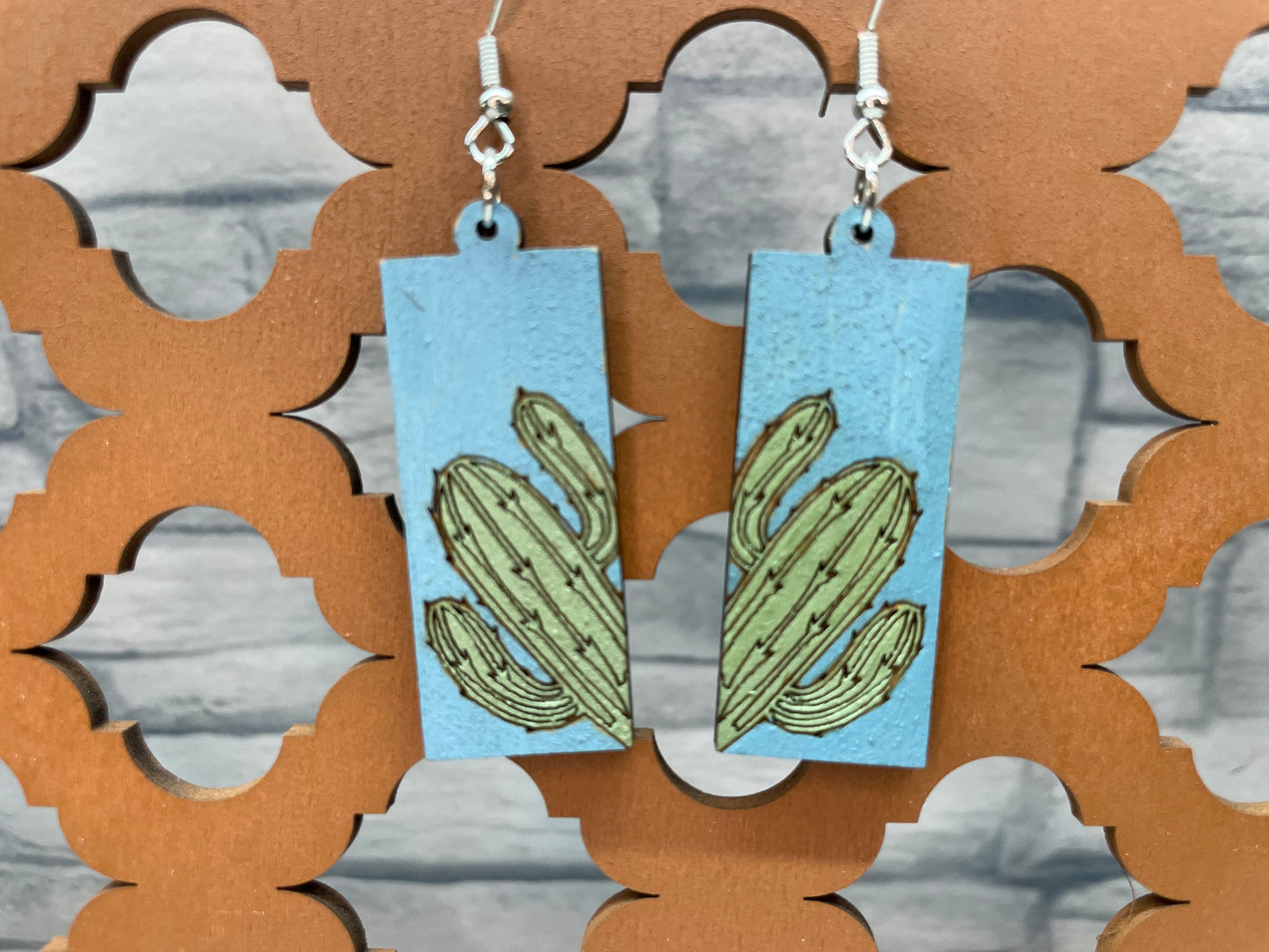 Cactus Earrings Style 02E