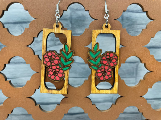 Succulent Earrings Style 03E