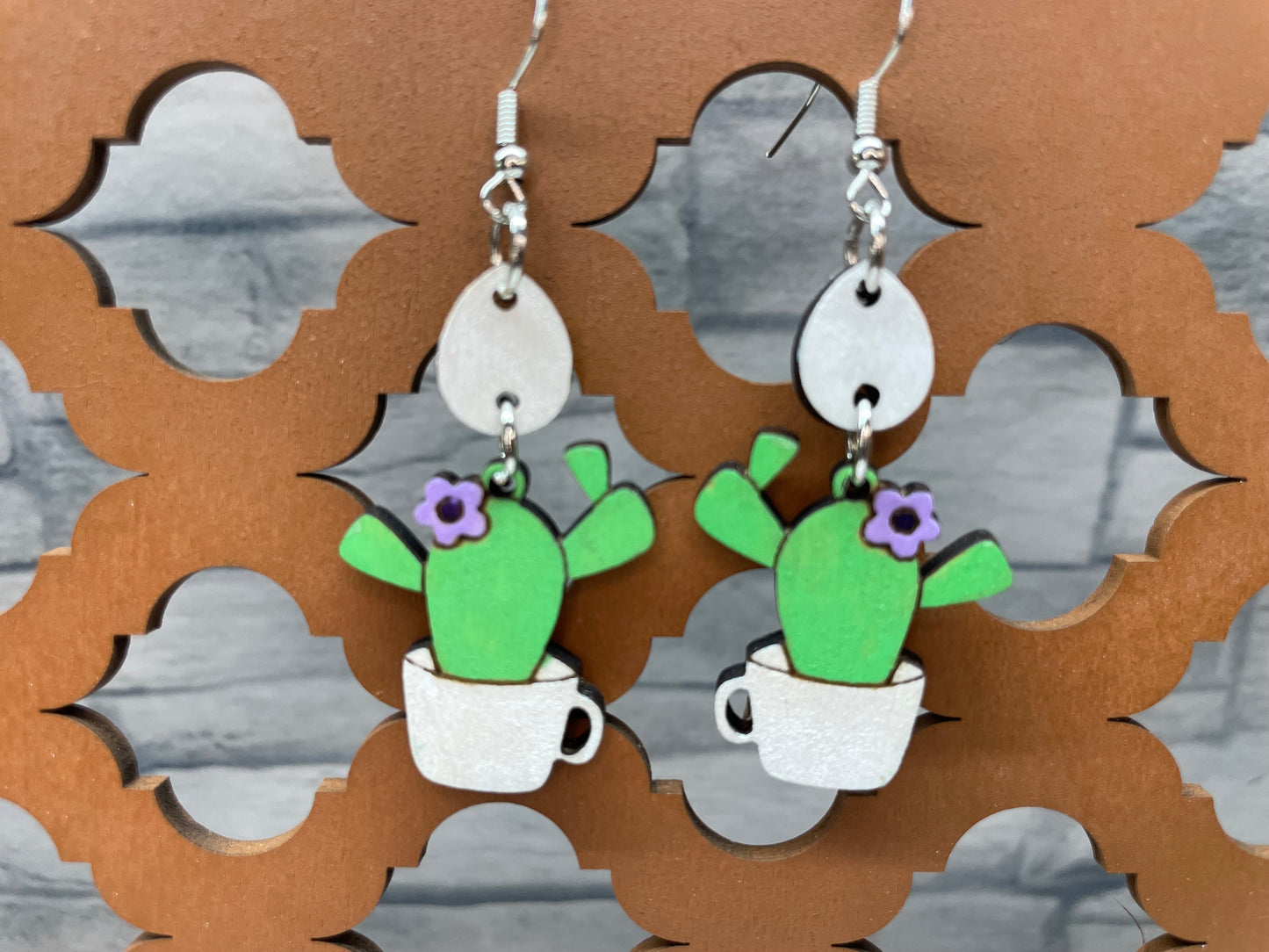Prickly Cactus Earrings Style 2