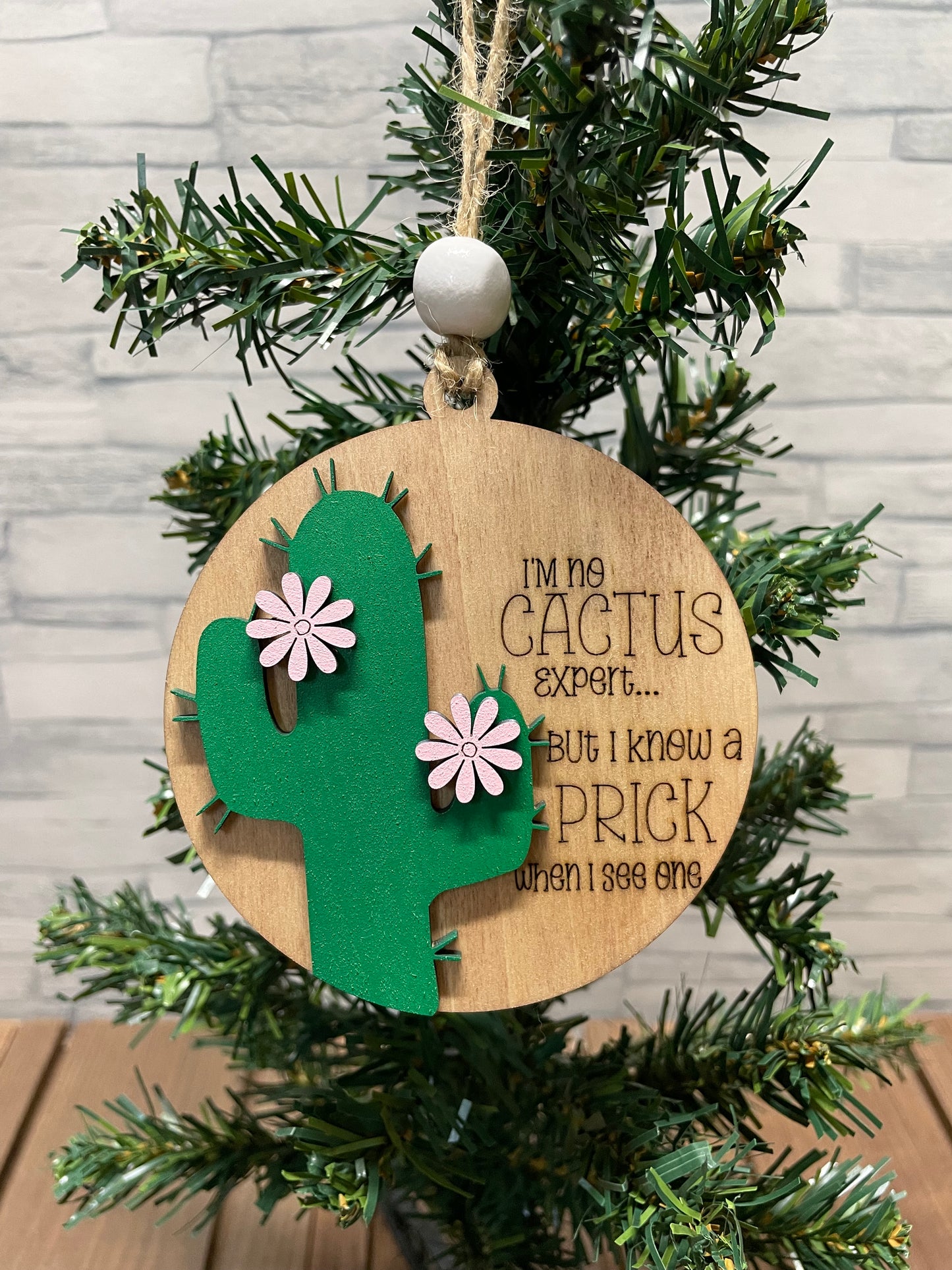 Cactus Ornament - I'm No Cactus Expert