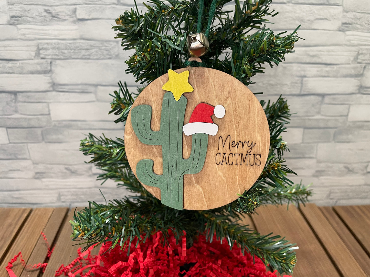 Cactus Ornament - Merry Cactmus