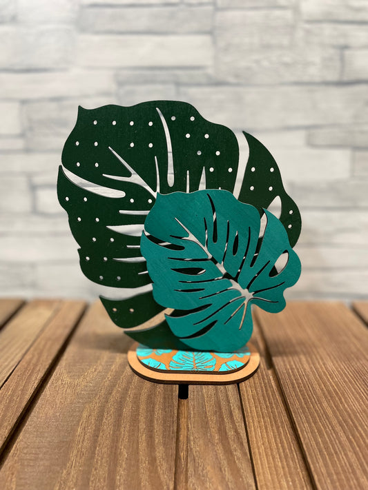 Monstera Leaf Earring Display Stand