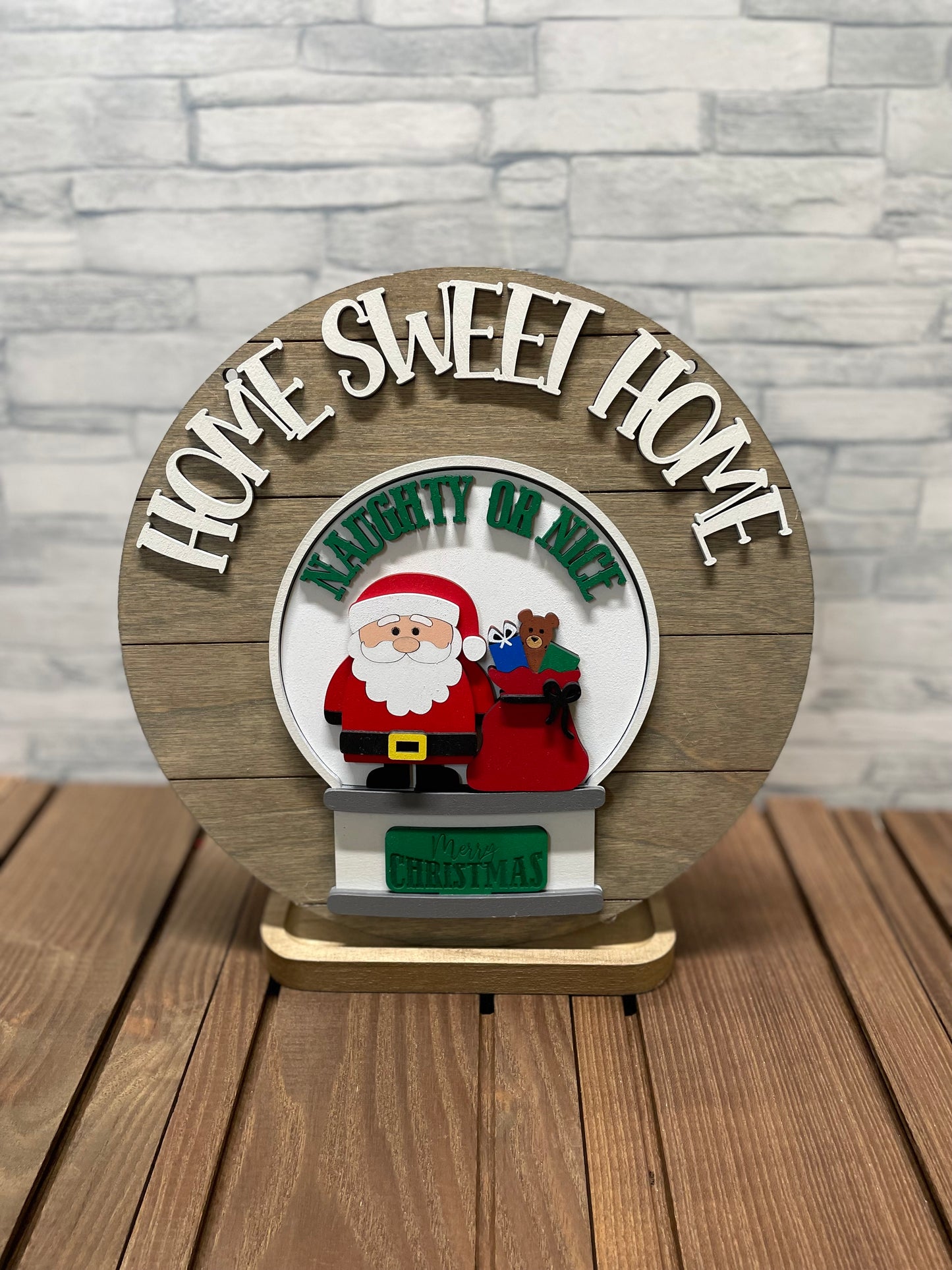 Christmas Santa for the Interchangeable Snow Globe