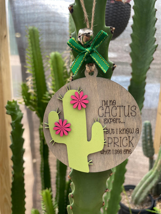 Cactus Ornament - I'm No Cactus Expert