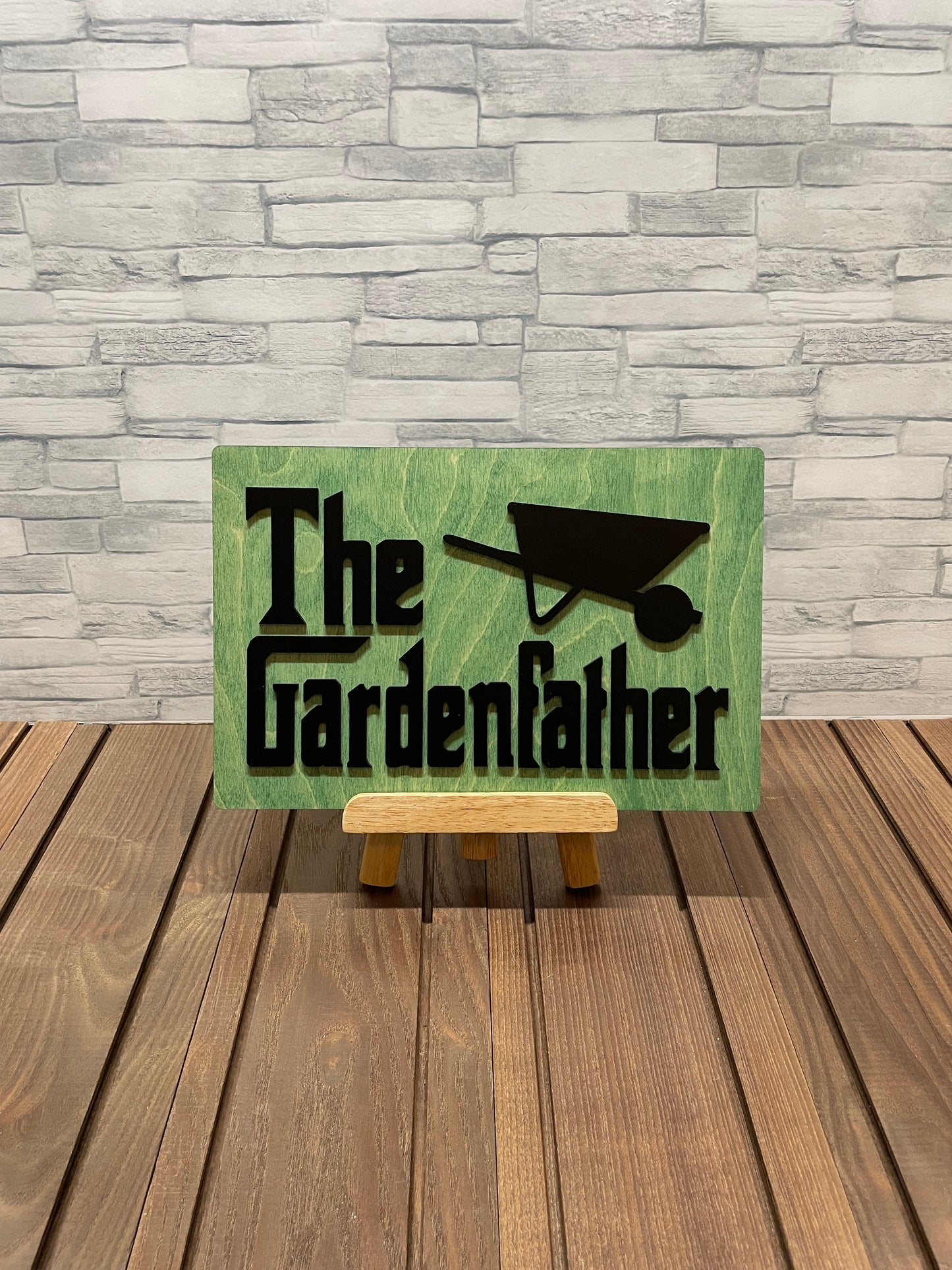 The Gardenfather Wood Wall Sign