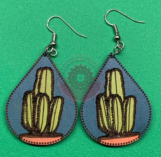 Cactus Dangle Earrings