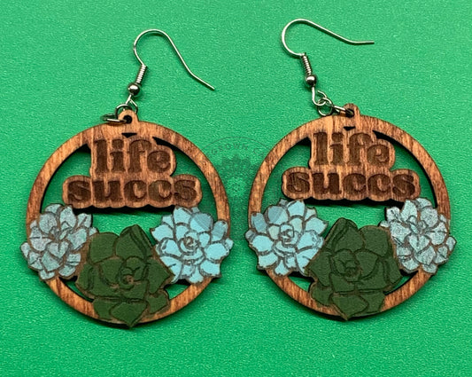 Life Succs Succulent Earrings