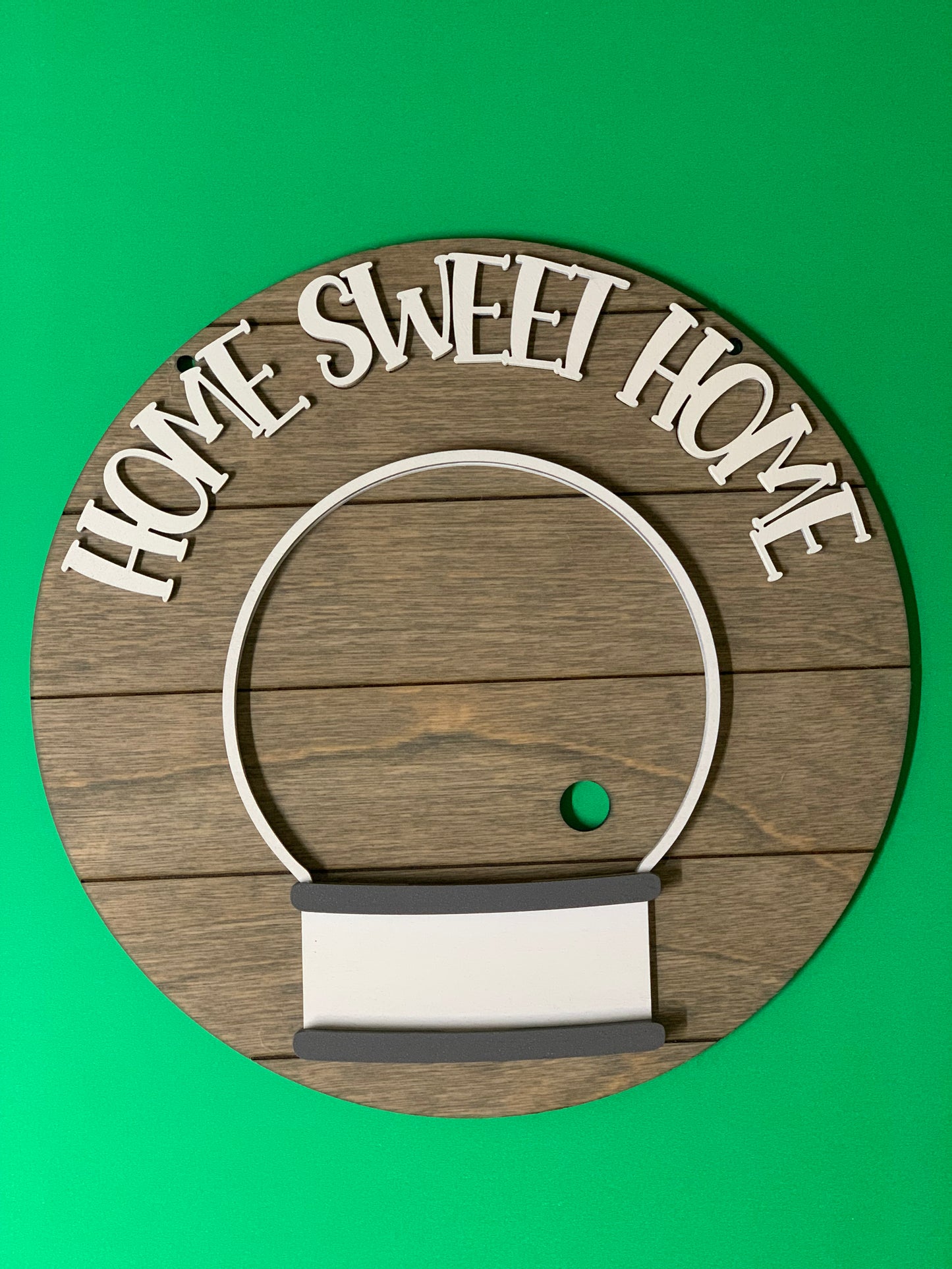 Snow Globe Interchangeable Door Hanger