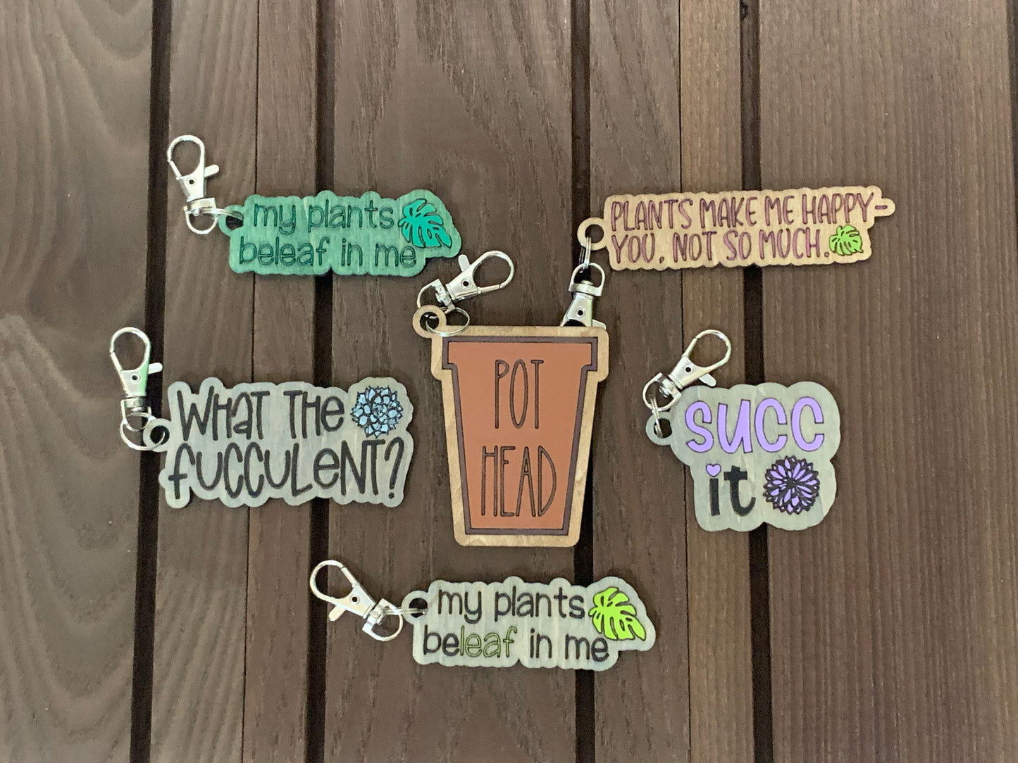 Plant Lover Quote - Keychains