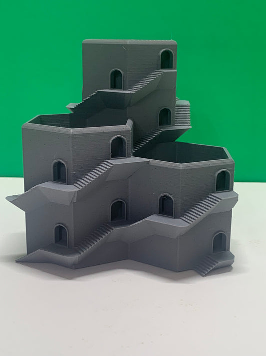 Spiral Tower Triple Planter