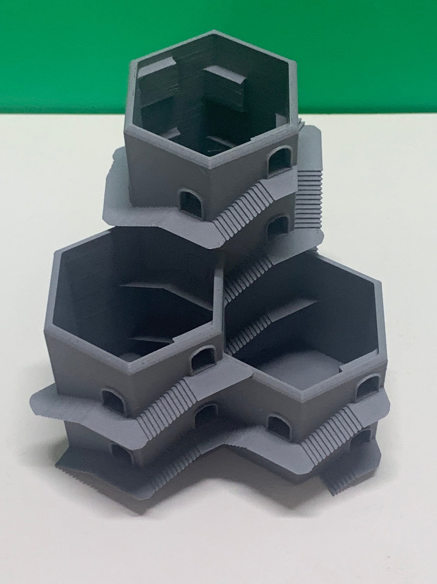 Spiral Tower Triple Planter