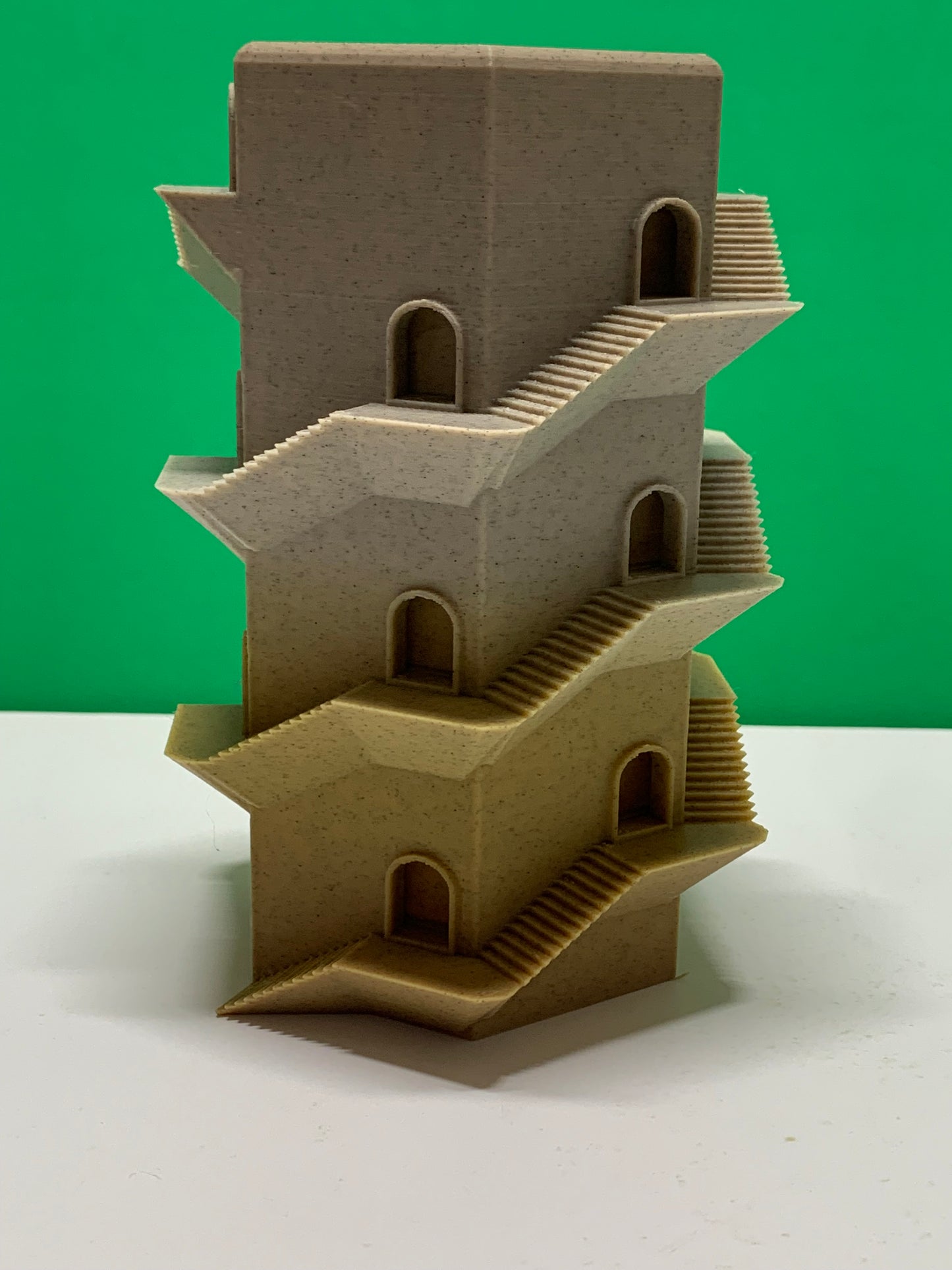 Spiral Tower of Mystery Doors Planter