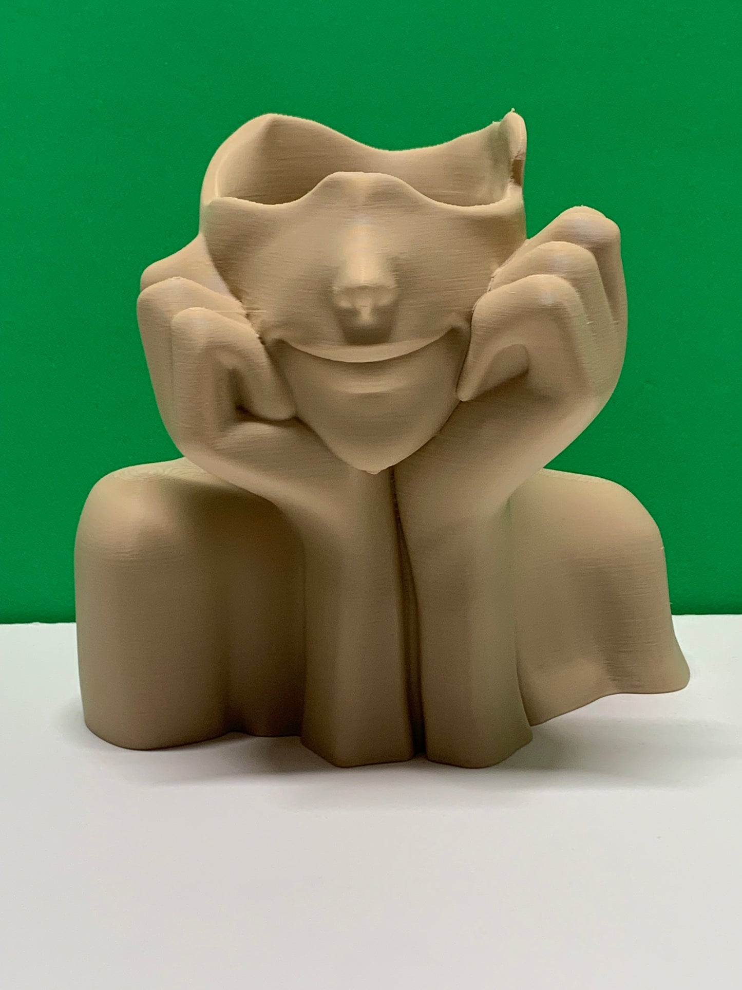Woman's Face Pot