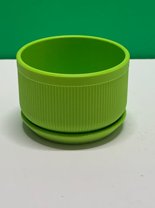 Mini Round Succulent Pot with Tray