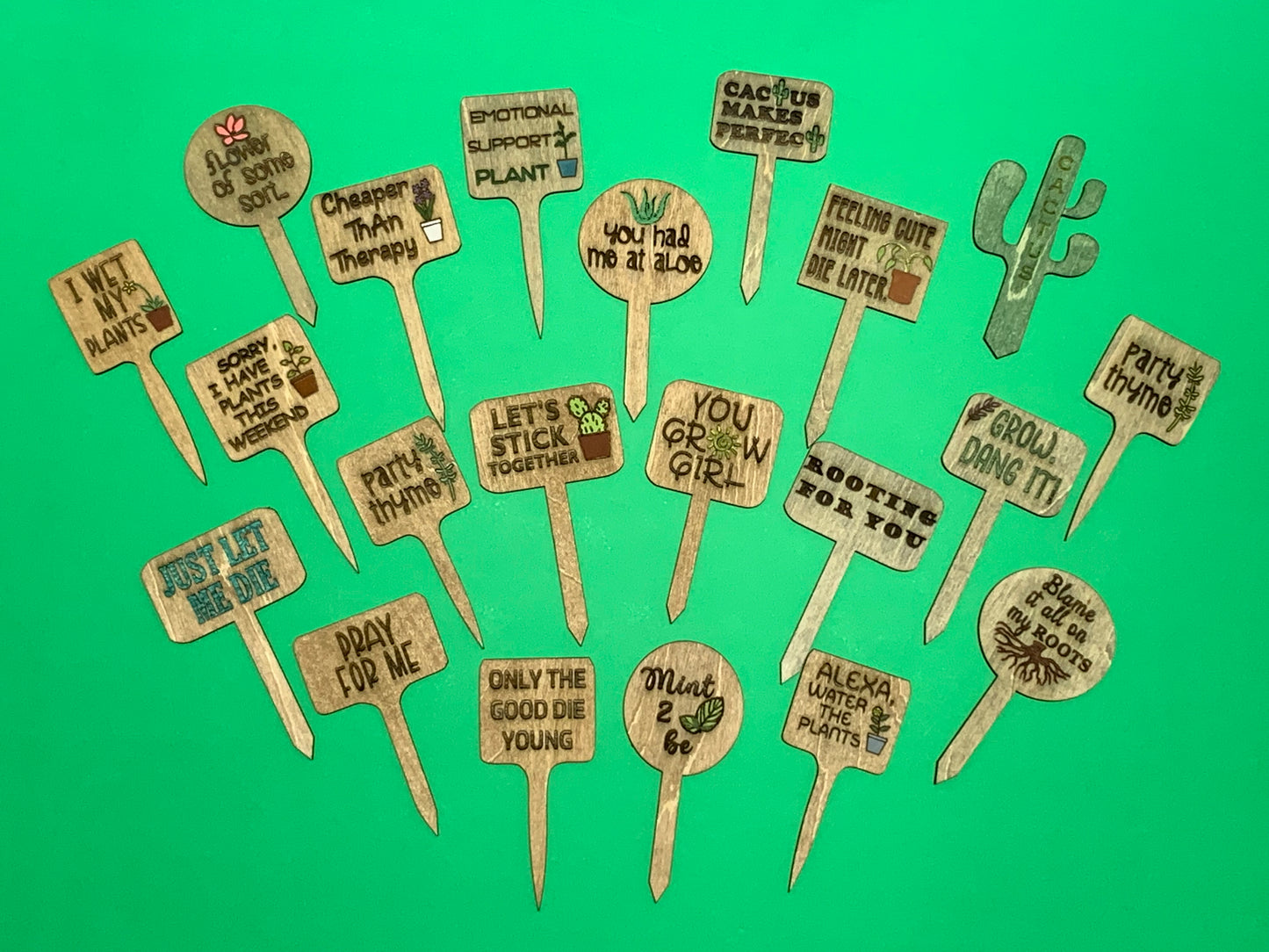 Funny Plant Markers